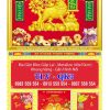 Bìa lịch gập khung vàng Khởi Lộc Đón Xuân