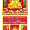 Bìa lịch gập khung vàng Xuân Tài Lộc
