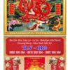 Bìa lịch gập lò xo Chữ Lộc