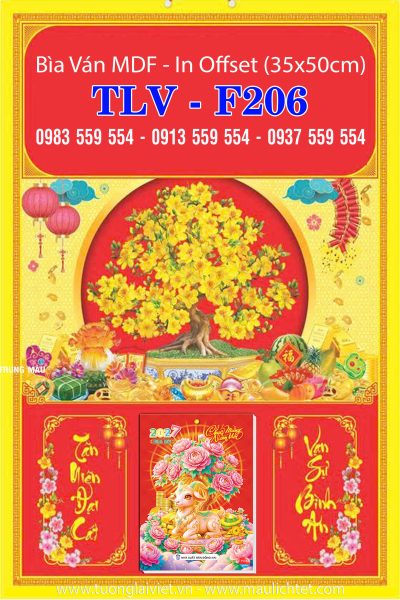 Bìa offset 35x50 Cây Mai