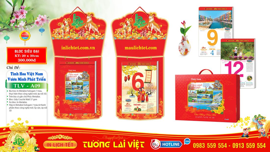 Bloc siêu đại Chữ Cẩm Thạch