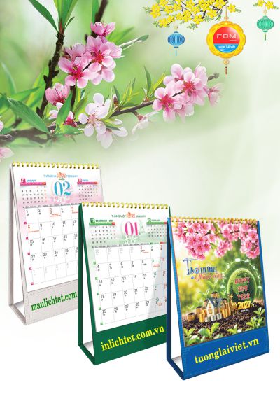 Lịch Bàn Đứng Tạo Dựng Thành Công