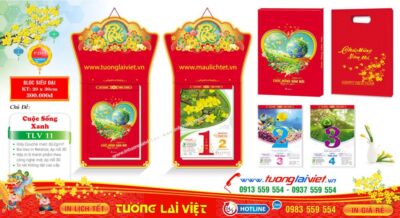 Mẫu Lịch Cuộc Sống Xanh