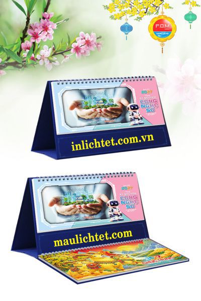 Lịch Bàn 13 Tờ Kỷ Nguyên Công Nghệ