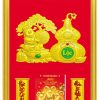 Lịch khung tranh Lộc Khai Xuân