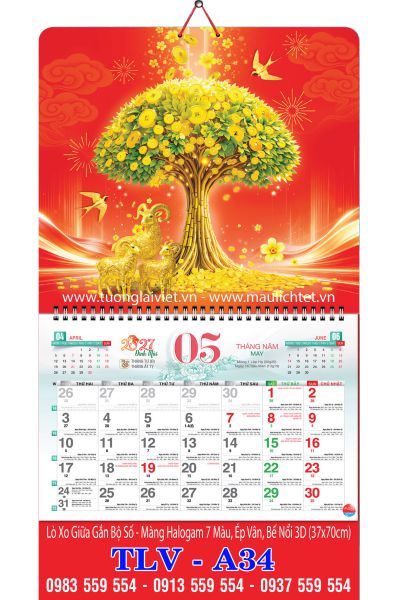 Lịch lò xo giữa bộ số Xuân Lộc Phát