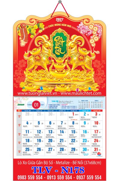 Lịch lò xo giữa bộ số Xuân Phát Tài