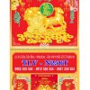 Lịch lò xo giữa dán nổi Phát Tài