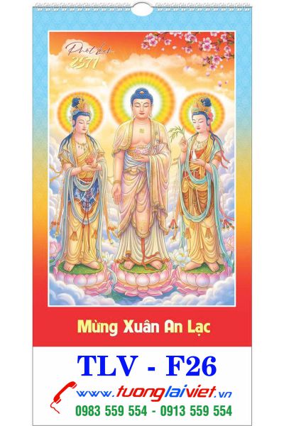 Lịch Treo Tường 7 Tờ Lịch Phật