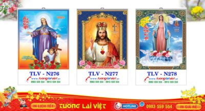 Mẫu Lịch Tết Công Giáo